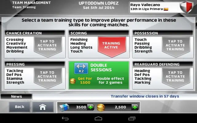 Champ Man 15 android App screenshot 3