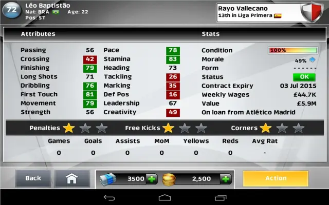 Champ Man 15 android App screenshot 5